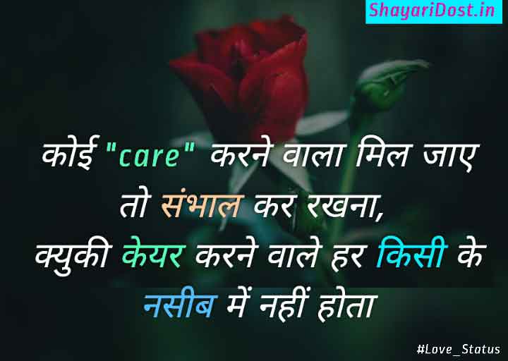 Cute Love Status in Hindi