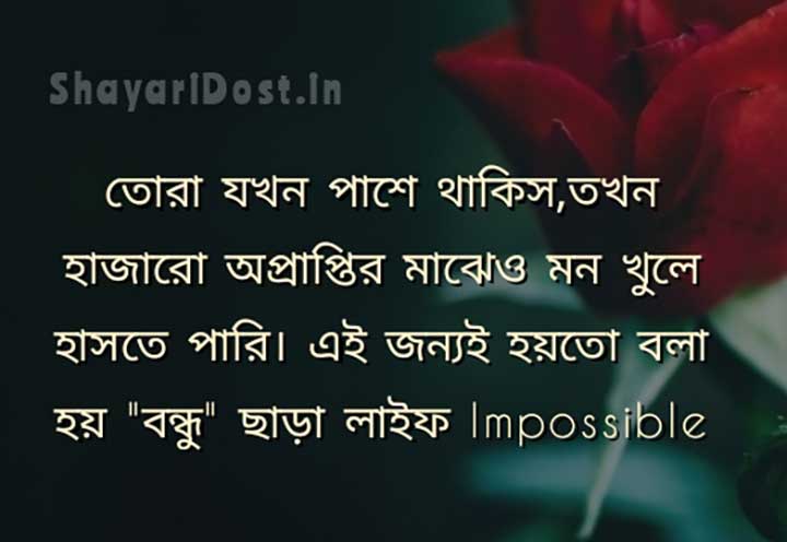 Friendship status in Bengali