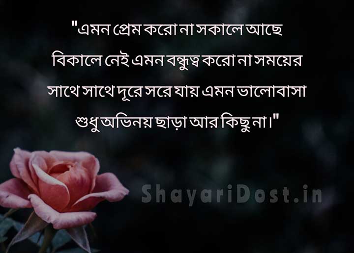 Sad Love Quotes in Bengali