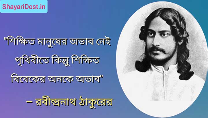 Rabindranath Tagore Bani about Education