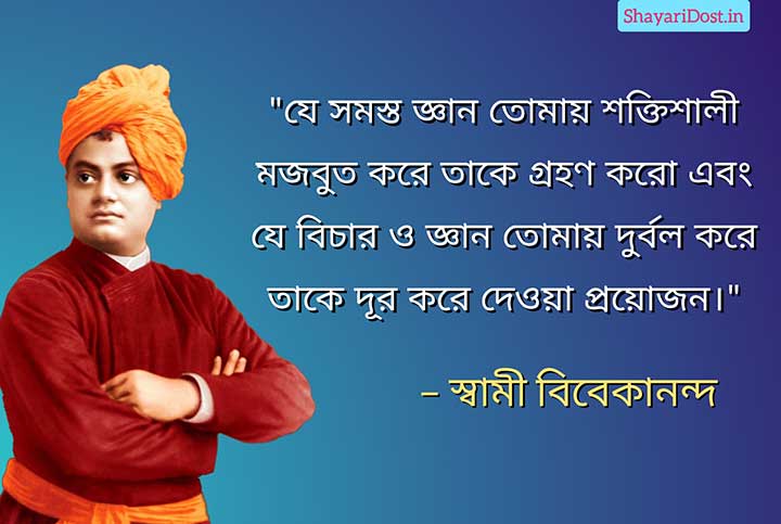 Vivekanander Anuprerona Mulok Ukti in Bengali Font, মোটিভেশনাল উক্তি