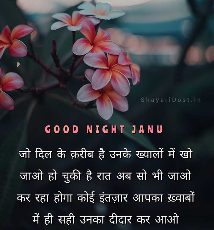 Romantic Shubh Ratri Love Shayari SMS in Hindi for GF