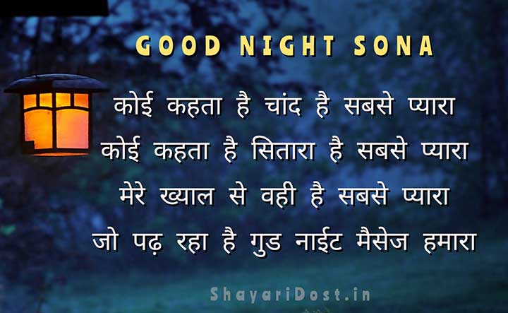 Girlfriend Ke Liye Good Night Romantic Shayari Hindi Mein, Shubh Ratri Love Shayari