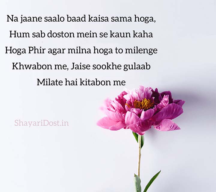 Sad Dosti Shayari English Text