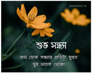 Good Evening Message in Bengali Subho Sondha