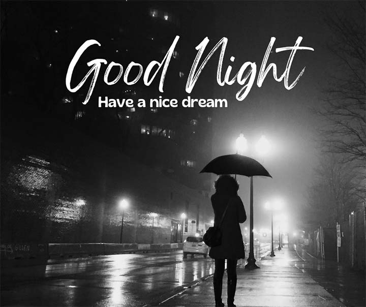 Good Night Images Alone Person Standing