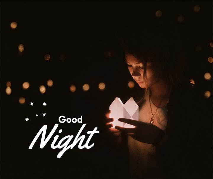 Good Night Images with a Cute Girl