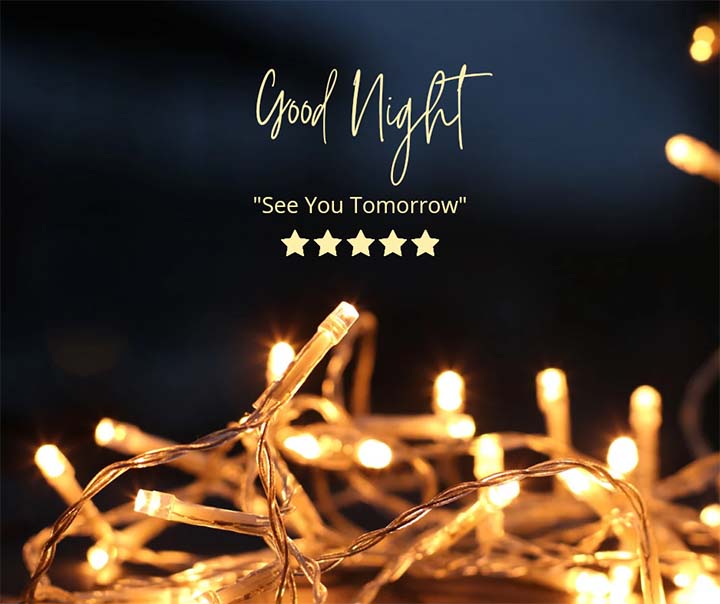 Colorful Good Night Photo