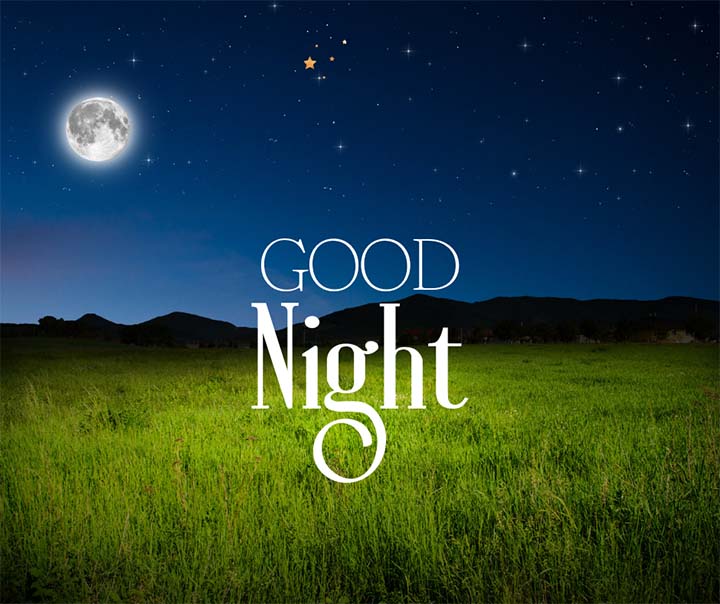 Good Night Images WIth Nature Background