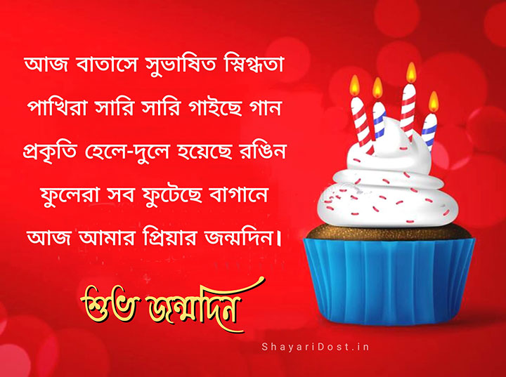 Bangla Subho Jonmodin Kobita Status