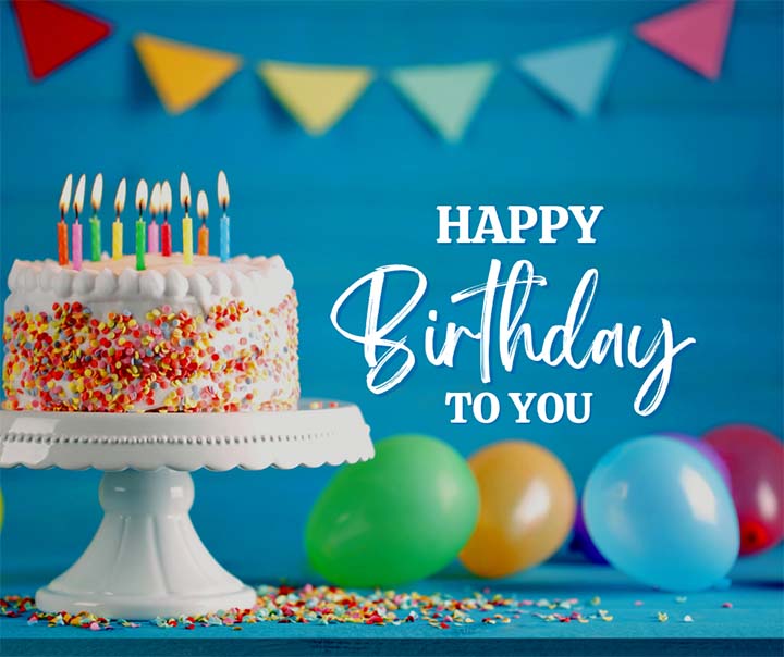 Happy Birthday With Cake Image