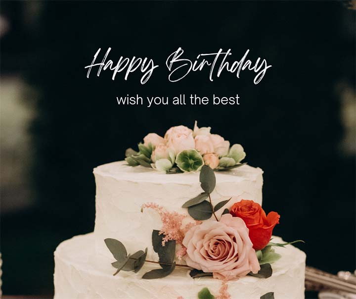 Happy Birthday Wish Picture With Cake