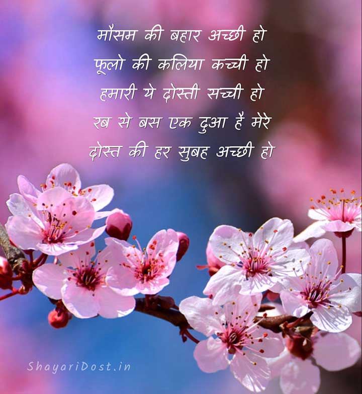 Good Morning Shayari Wishes for Love in Hindi