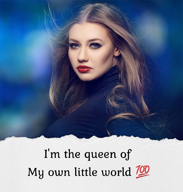 Queen Captions For Girls Attitude