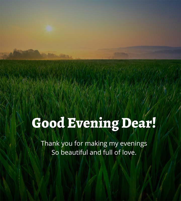 Good Evening Status