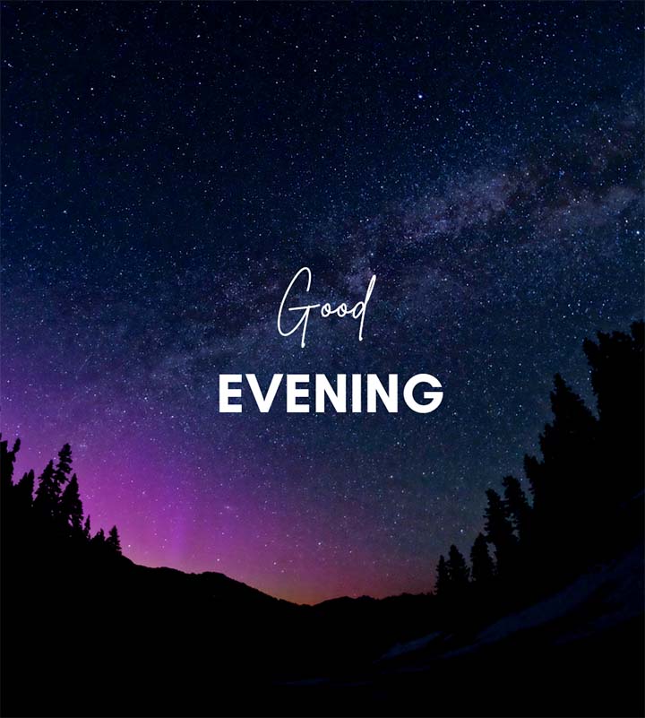 Good Evening Images