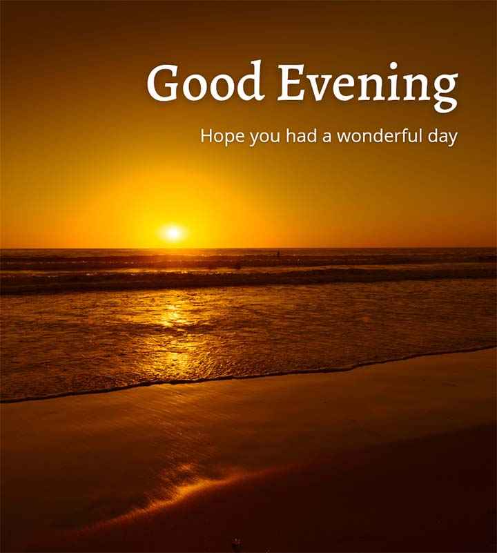 Best Good Evening Images For WIshes