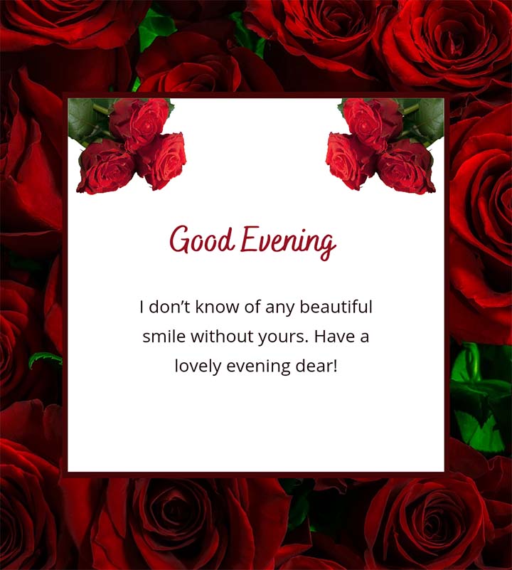 Good Evening Love Images