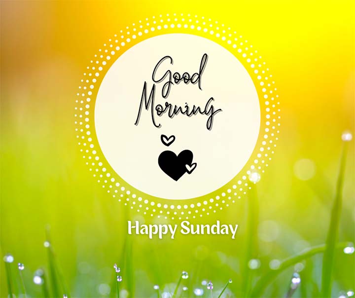 Good Morning Sunday Image