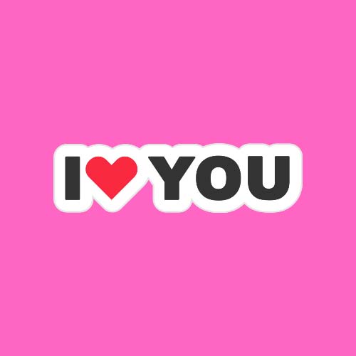 Love You Write Dp Image