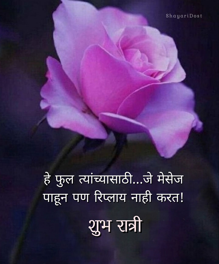 Whatsapp Good Night Marathi SMS