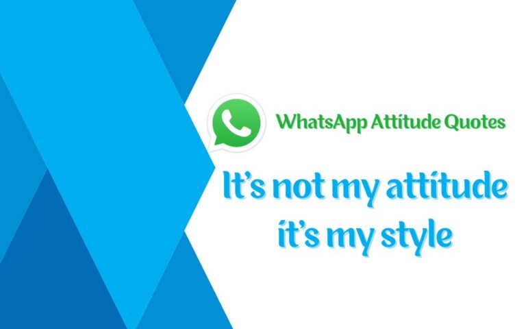 Attitude Quotes Lines For Whatsapp Bio and About