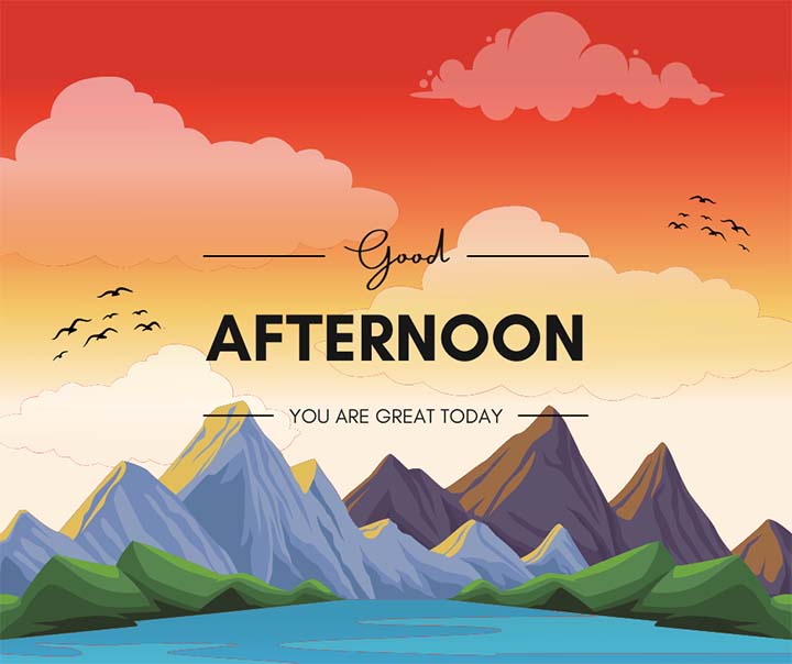 good afternoon image