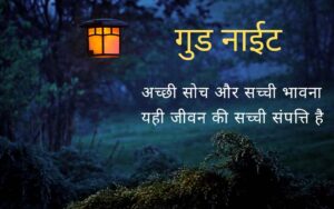 Shubh Ratri Good Night Quotes Suvichar Hindi
