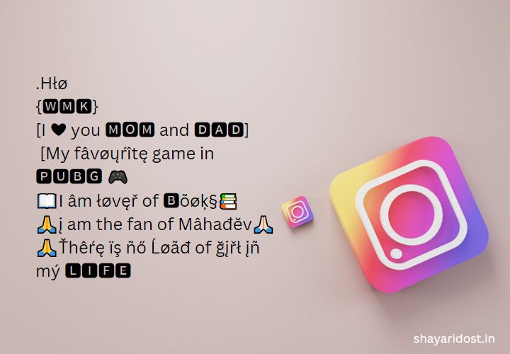 Swag Bio For Instagram Boy 